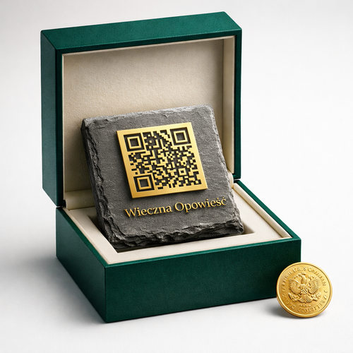 Opowieść Krótka – tabliczka QR