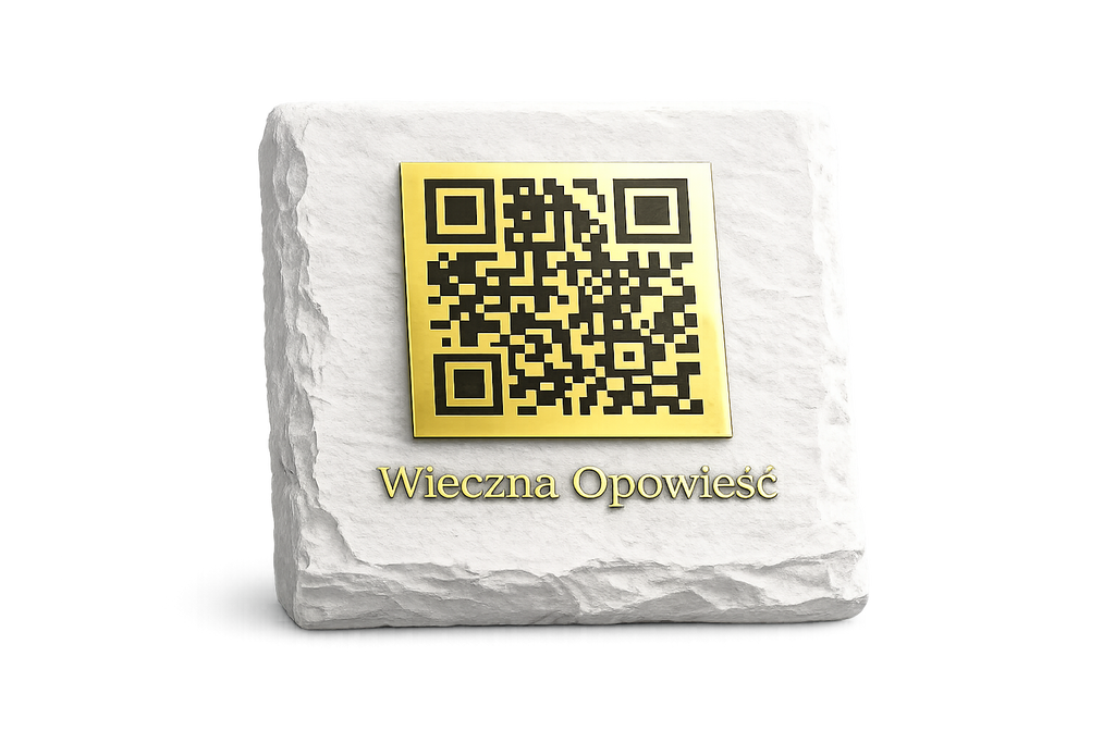Opowieść Wierna – tabliczka QR